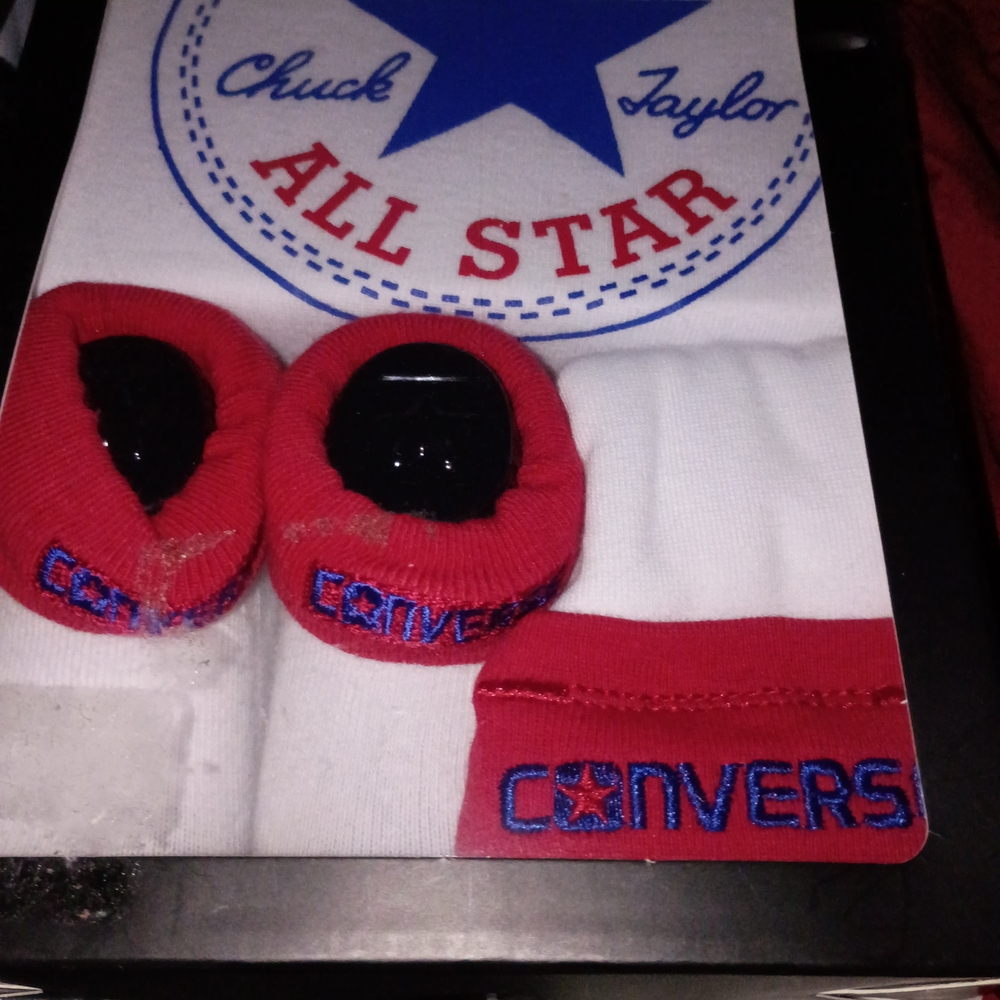 The Converse All Over Star Classic Three-Piece Infant  6-12 Months NEW